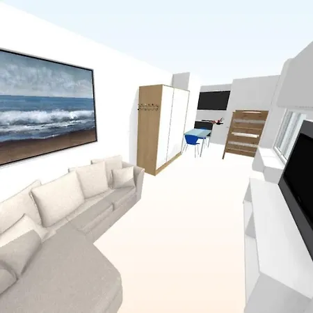 公寓 Brigh Loft Dishwaser Surfers&nomads