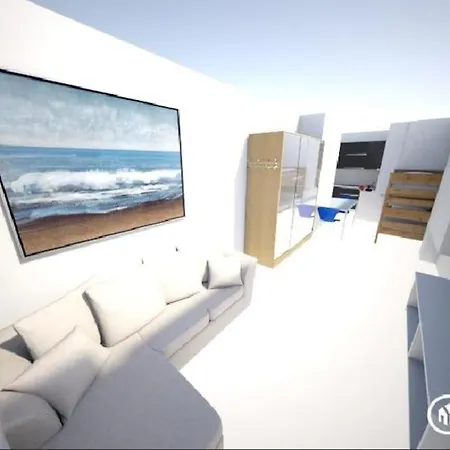 公寓 Brigh Loft Dishwaser Surfers&nomads *